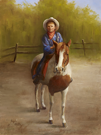 Stratton - Early Ride - Oil - 24in x 18in
