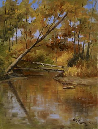 Stratton - Changing Colors - Oil - 16in x 12in