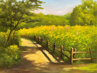 Stratton - Enter the Pathway - Oil - 12in x 16in