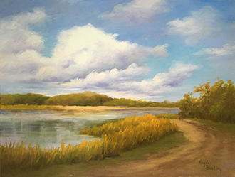 Stratton - The Clouds - Oil - 12in x 16in