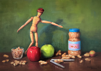 Stratton - Oh Nuts - Oil - 14in x 20in