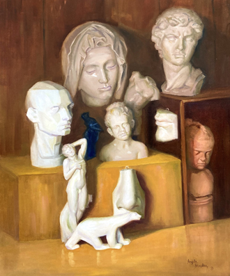 Stratton - SculptureCorner - Oil - 20in x 24
